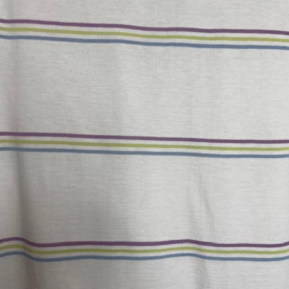 NEW Denim & Flower Men's Sz Medium Retro Stripe Crewneck 100% Cotton T-Shirt - Picture 11 of 11